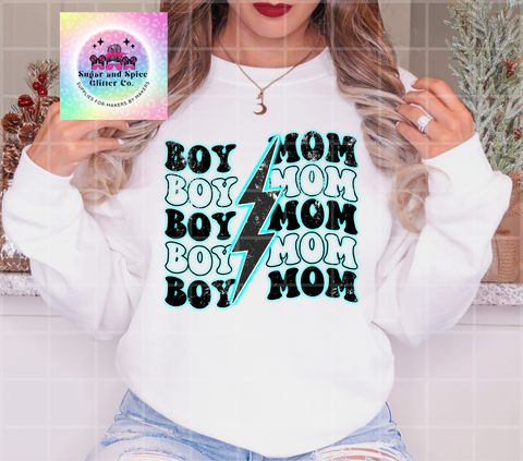 Boy Mom Sublimation Print - Shirt Transfer