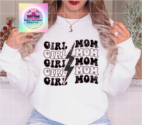 Girl Mom Sublimation Print - Shirt Transfer
