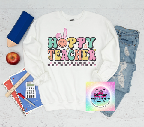 Hoppy Teacher Sublimation Print - Shirt Transfer