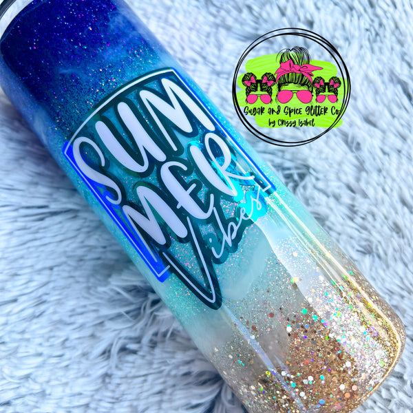Summer Vibes 20oz Tumbler || Made to order