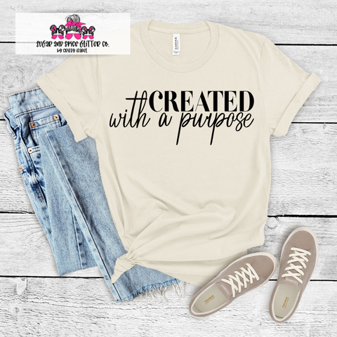Created with a Purpose Sublimation Print - Adult Size