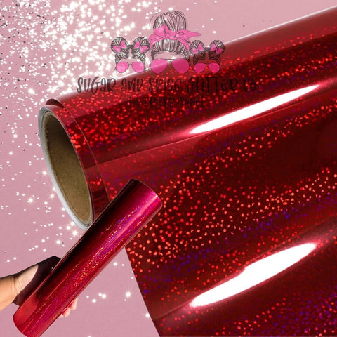 Holographic Sparkle - Red